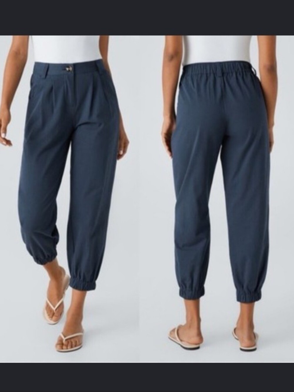 Halara Mid Rise Casual Joggers with Pockets - Picture 6 of 9